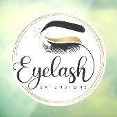 Generischer Eyelash Extensions Salon Wellness-Cent Fensteraufkleber (Blatt 3)