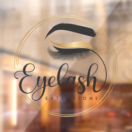 Generischer Eyelash Extensions Salon Wellness-Cent Fensteraufkleber