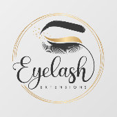 Generischer Eyelash Extensions Salon Wellness-Cent Fensteraufkleber (Blatt)