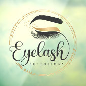 Generischer Eyelash Extensions Salon Wellness-Cent Fensteraufkleber (Blatt 3)