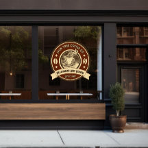 Generischer Kaffeeshop anpassen Rustikale Front