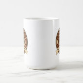 Generischer Kaffeeshop anpassen Rustikale Front Kaffeetasse (Mittel)