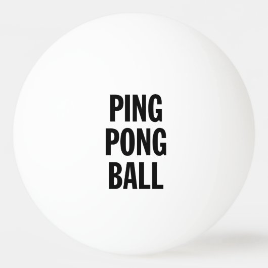 Generischer Klingeln Pong Ball Tischtennisball (Vorderseite)