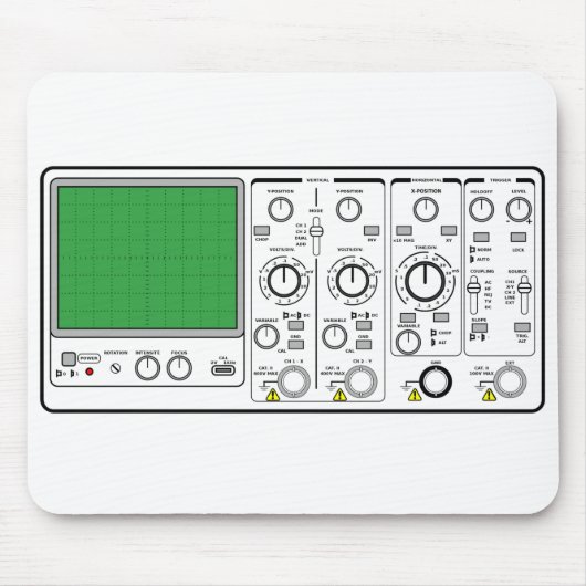 Generischer Oszilloskopspanntester an der Vorderse Mousepad (Vorne)