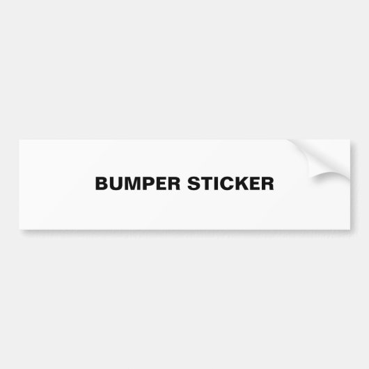 Generisches Elementlabel Autoaufkleber (Vorne)