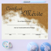 Generisches Exzellenzzertifikat der französischen Flyer (Einzeln)