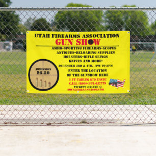 Generisches Gun-Show-Event-Symbol anpassen Banner