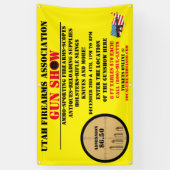 Generisches Gun-Show-Event-Symbol anpassen Banner (Vertikal)