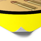 Generisches Gun-Show-Event-Symbol anpassen Poster (Ecke)