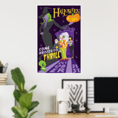 Generisches Halloween-Party-Poster Poster (Heimbüro)