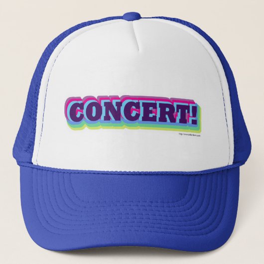 Generisches Konzert Truckerkappe (Vorderseite)