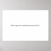 Generisches Motivierend Poster (Vorne)