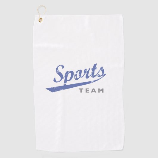 Generisches Sportteam Golfhandtuch (Vorderseite)