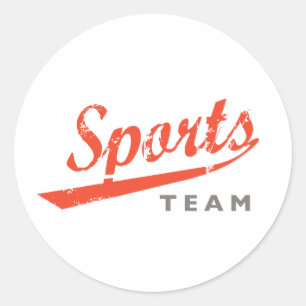Generisches Sportteam Runder Aufkleber