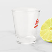 Generisches Sportteam Schnapsglas (Links)