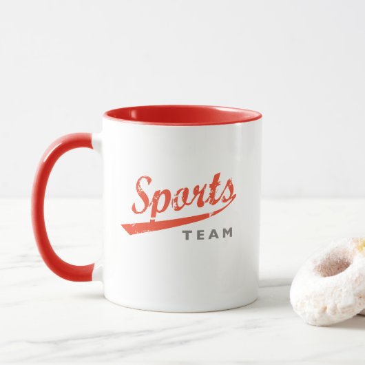 Generisches Sportteam Tasse (Mit Donut)