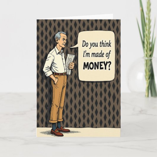 Genervter Papa Graphic Novel Karte (Vorderseite)