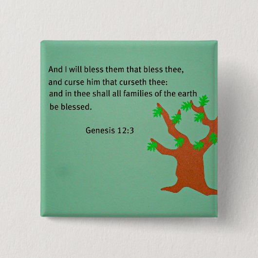 Genese 12:3 button (Vorderseite)