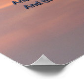 Genese 1 1-5 zu Beginn Poster (Ecke)