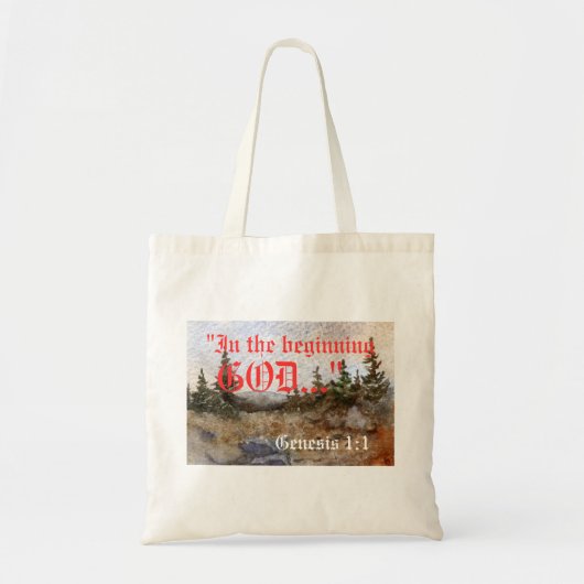 Genese 1:1 Bag Tragetasche (Vorne)