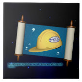 Genese 1:1 - Bauen Fliese (Vorderseite)