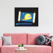 Genese 1:1 - Bauen Leinwanddruck (Insitu (Wohnzimmer))