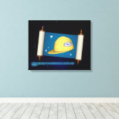 Genese 1:1 - Bauen Leinwanddruck (Insitu (Holzboden))