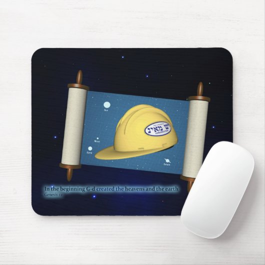 Genese 1:1 - Bauen Mousepad (Mit Mouse)