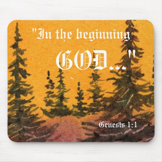 Genese 1:1 Mousepad (Vorne)