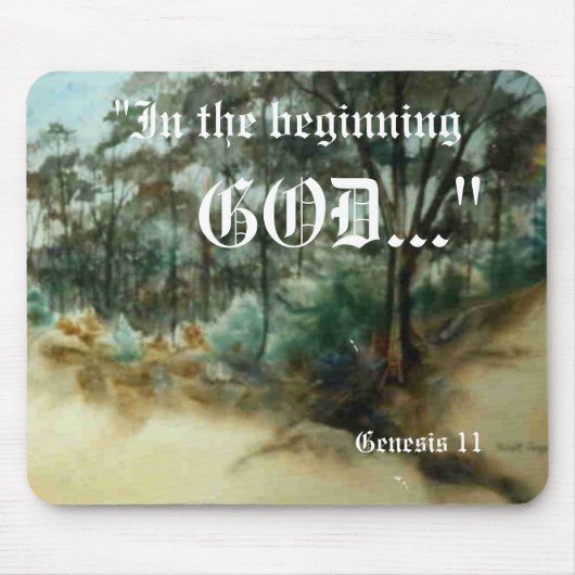 Genese 1:1 Mousepad (Vorne)