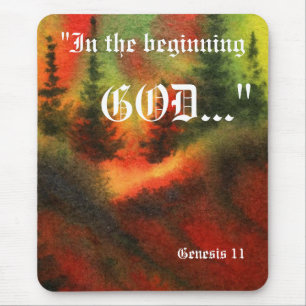 Genese 1:1 Mousepad