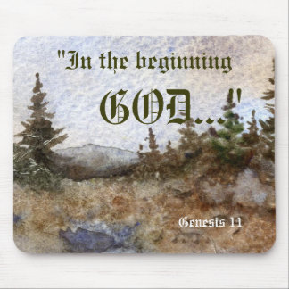 Genese 1:1 Mousepad
