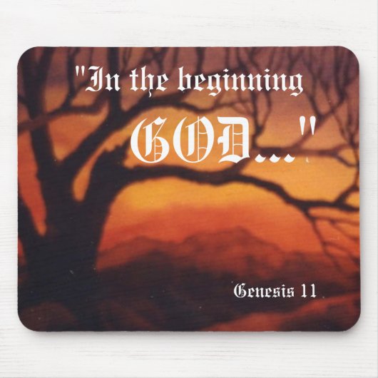 Genese 1:1 Mousepad (Vorne)