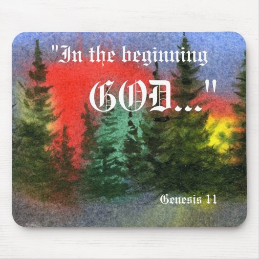 Genese 1:1 Mousepad (Vorne)