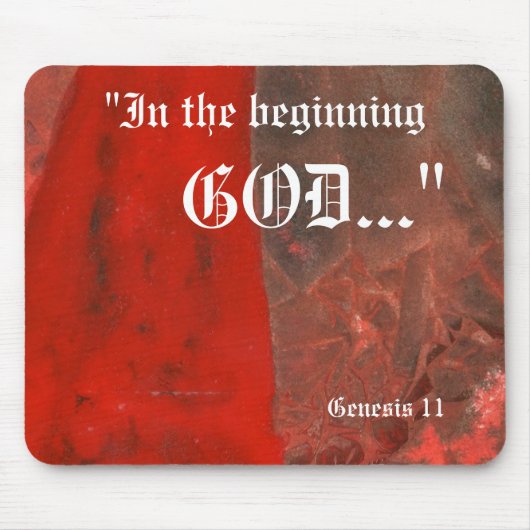 Genese 1:1 Mousepad (Vorne)