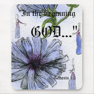 Genese 1:1 Mousepad