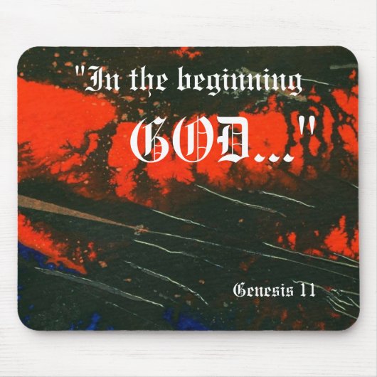 Genese 1:1 Mousepad (Vorne)