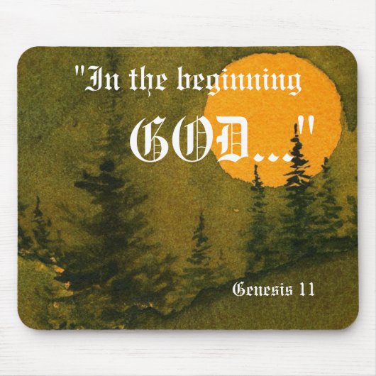 Genese 1:1 Mousepad (Vorne)
