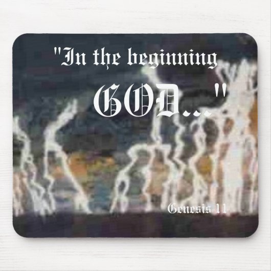 Genese 1:1 Mousepad (Vorne)