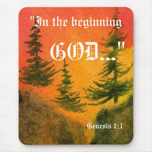 Genese 1:1 Mousepad (Vorne)