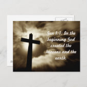 Genese 1;1 Postkarten (Vorne/Hinten)
