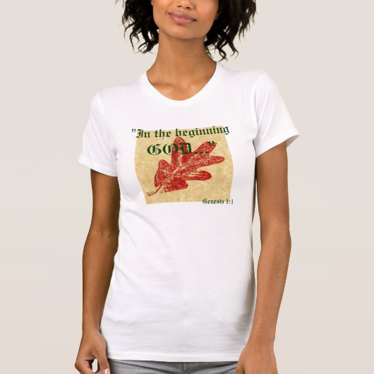 Genese 1:1 Shirt (Vorderseite)