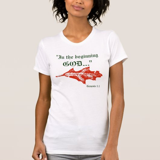 Genese 1:1 Shirt (Vorderseite)