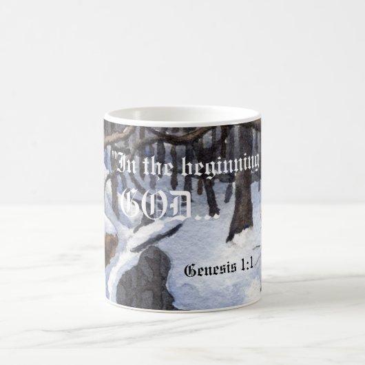 Genese 1:1 Tasse (Mittel)