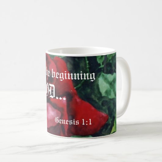 Genese 1:1 Tasse (VorderseiteRechts)
