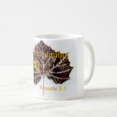 Genese 1:1 Tasse (VorderseiteRechts)