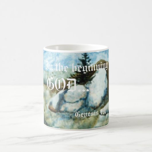 Genese 1:1 Tasse (Mittel)