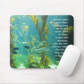 Genese 1:21 Pazifischer Kelp Mousepad (Mit Mouse)