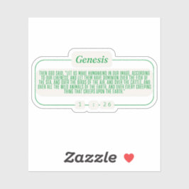 Genese 1:26 aufkleber