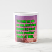 Genese 1:27 WEBU-Tasse Jumbo-Tasse (Vorderseite)